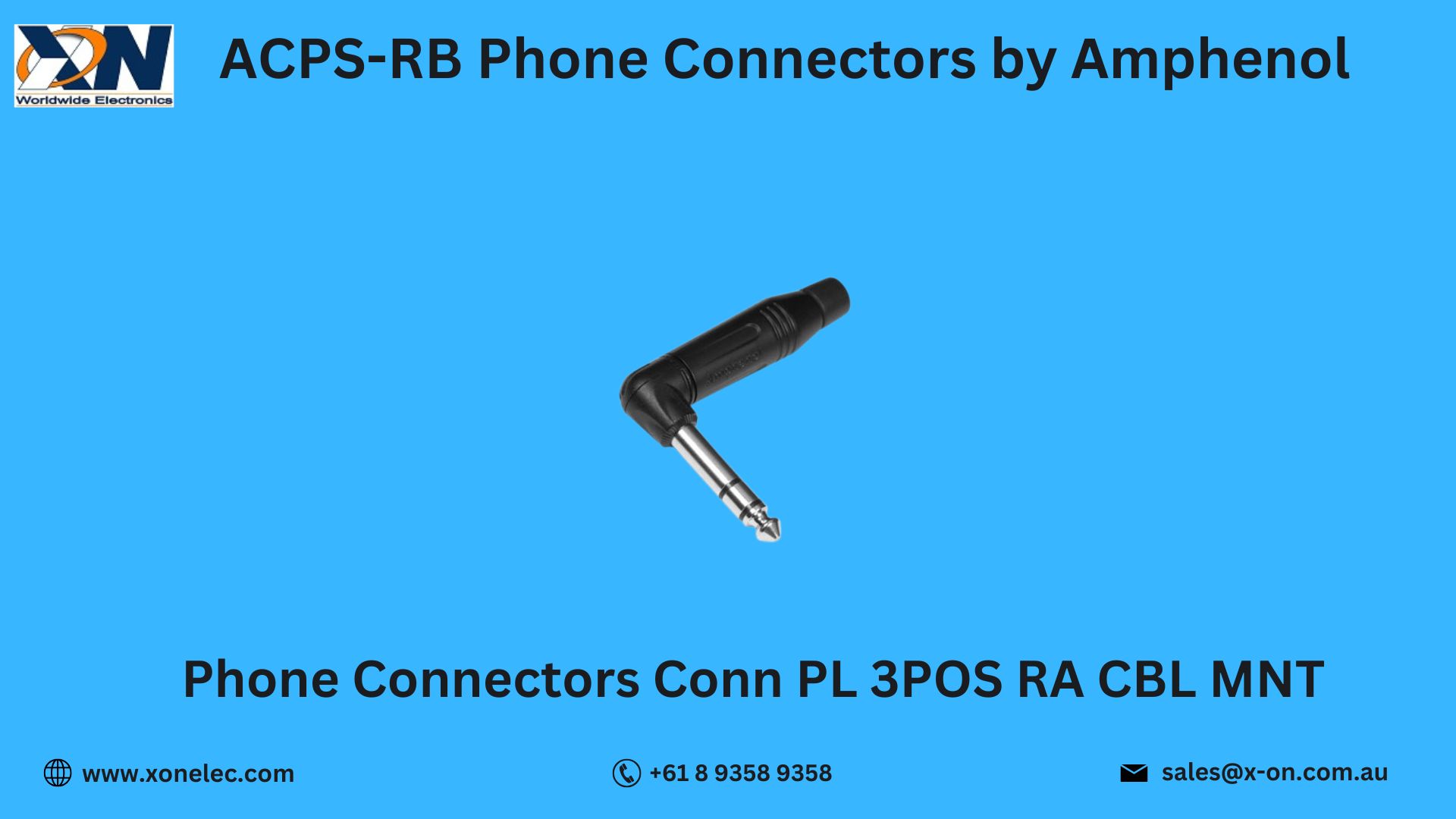 ACPS-RB Amphenol Phone Connector – 1/4