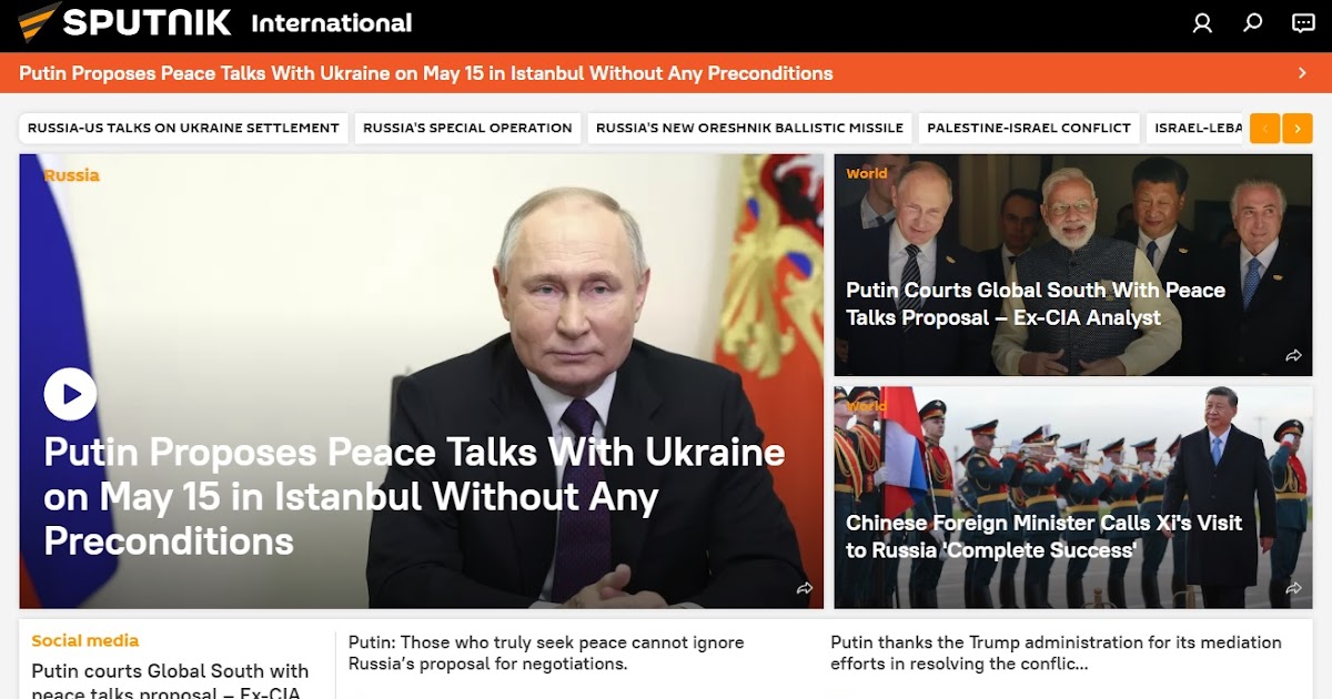L'URLO: Putin tende la mano alla pace, proposti nuovi colloqui con l'Ucraina