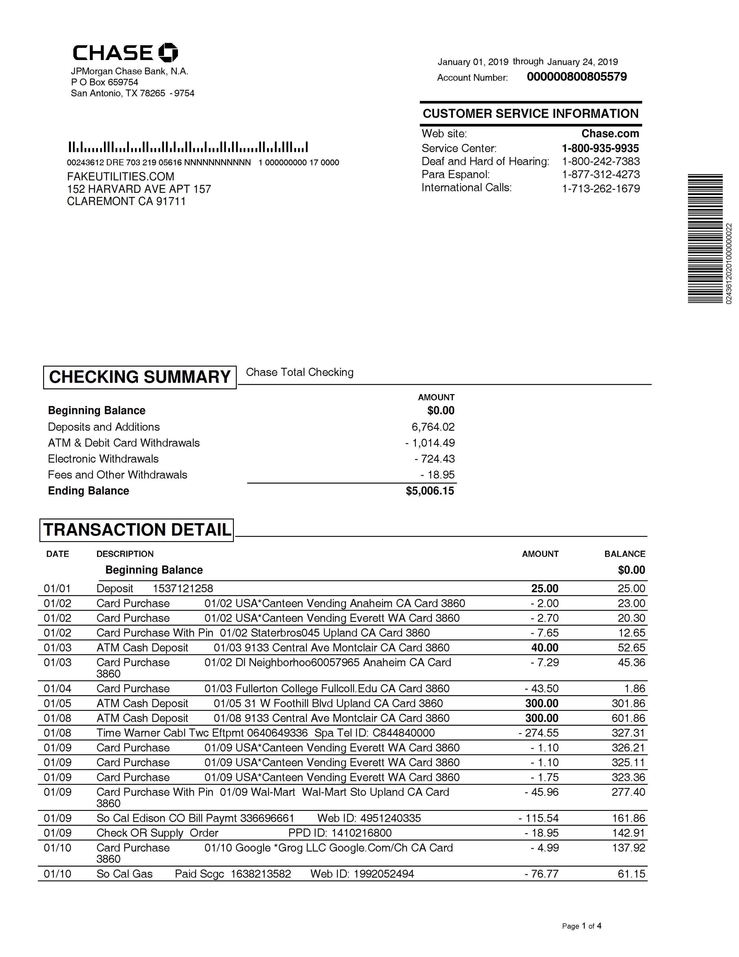 Buy Novelty UK Utility Bills | Fakeutilities.com