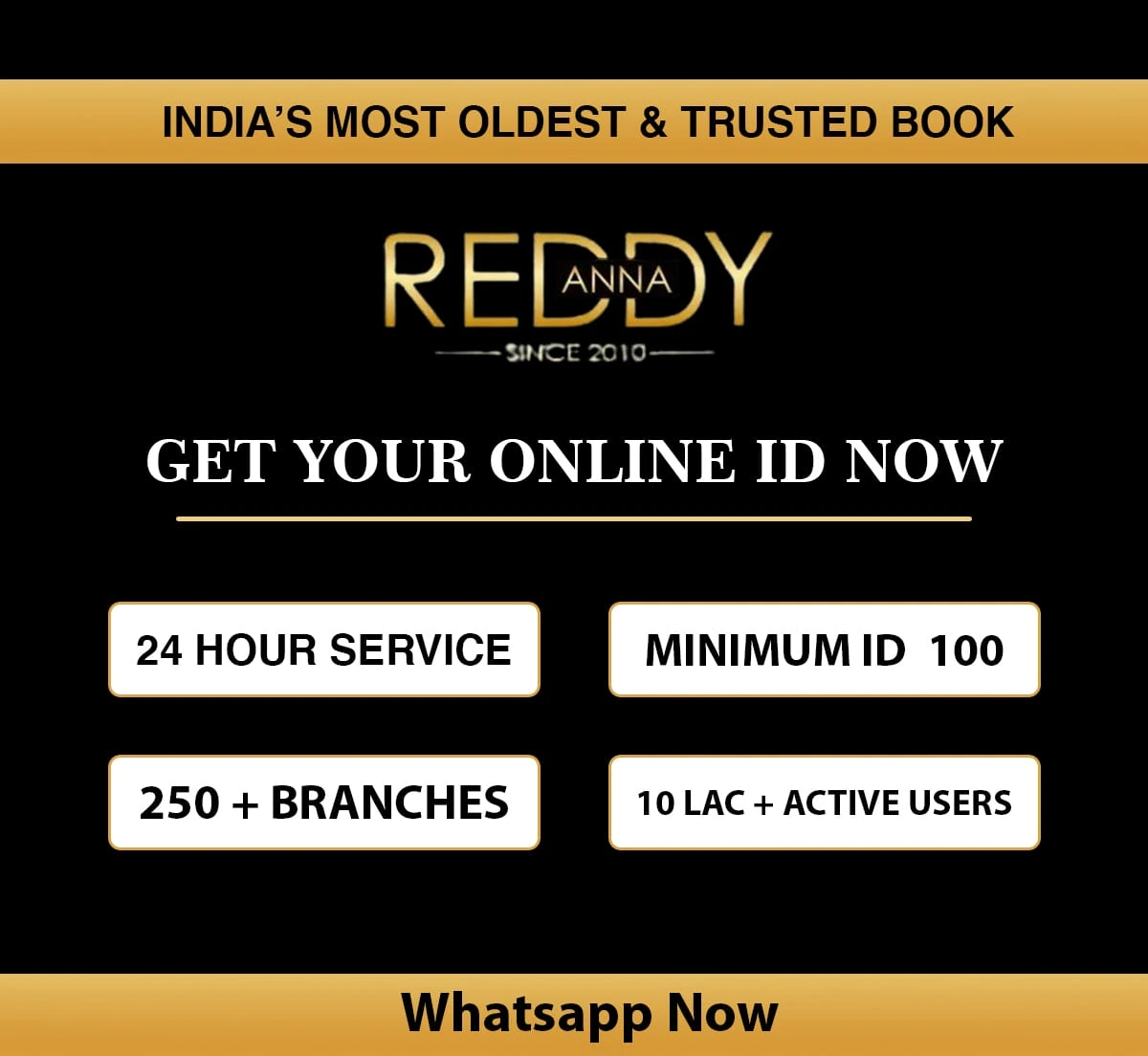 Get Reddy Anna Book Instantly - Trusted Betting ID Provider in India
