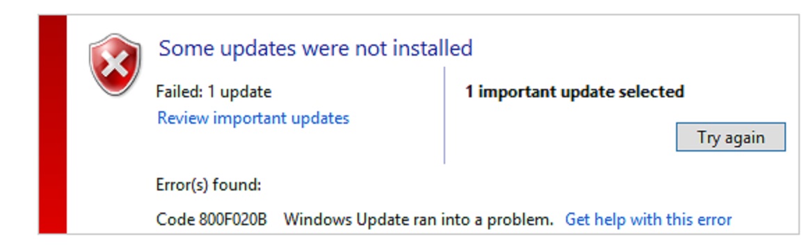 How to fix Windows 10/11 Update Error Code 800f020b
